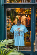 Sky Blue Regular Fit Tshirt - Woody Cowboy Mode On Women Regular Fit Tshirt 180 Design | Women Fashion