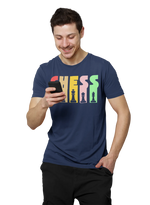 Comfortable Men Oversized in Navy Blue - 210 GSM | Fullmoon Styles