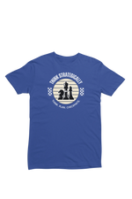 Premium Royal Blue Regular Fit Tshirt for Women - 180 GSM Cotton | Fullmoon Styles