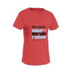 Women Regular Fit Tshirt - Rock N Roll With Music Women Regular Fit Tshirt 180 Red | Fullmoon Styles