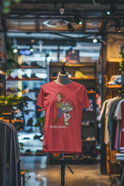 Red Oversized - Woody And Buzz Friends Forever Women Oversized 240 Design | Women Fashion