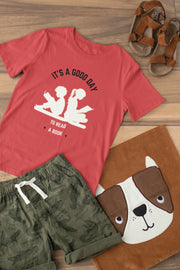 Premium Red Regular Fit Tshirt for Kids - 180 GSM Cotton | Fullmoon Styles
