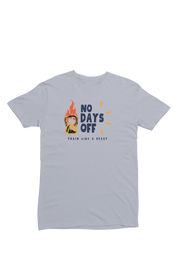 Men Regular Fit Tshirt - No Days Off Men Regular Fit Tshirt 180 Gray | Fullmoon Styles