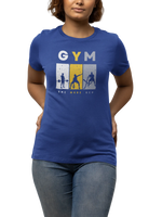 Comfortable Women Regular Fit Tshirt in Royal Blue - 180 GSM | Fullmoon Styles