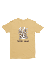 Men Regular Fit Tshirt - Chess Club Men Regular Fit Tshirt 180 Beige | Fullmoon Styles