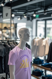 Premium Lavender Regular Fit Tshirt for Men - 180 GSM Cotton | Fullmoon Styles