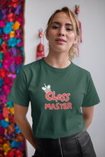 Premium Bottle Green Regular Fit Tshirt for Women - 180 GSM Cotton | Fullmoon Styles