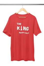 Red Regular Fit Tshirt - King Never Falls Women Regular Fit Tshirt 180 Design | Women Fashion