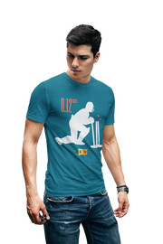 Comfortable Men Oversized in Teal Blue - 240 GSM | Fullmoon Styles