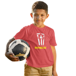Red Regular Fit Tshirt - Bowled Kids Regular Fit Tshirt 180 Design | Kids Fashion