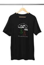 Premium Black Regular Fit Tshirt for Men - 180 GSM Cotton | Fullmoon Styles