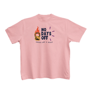 Baby Pink Regular Fit Tshirt - No Days Off Kids Regular Fit Tshirt 180 Design | Kids Fashion