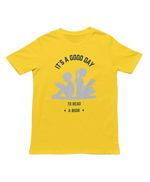 Men Regular Fit Tshirt - Good Day To Read Men Regular Fit Tshirt 180 Yellow | Fullmoon Styles