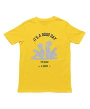 Men Regular Fit Tshirt - Good Day To Read Men Regular Fit Tshirt 180 Yellow | Fullmoon Styles