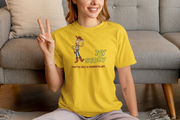 Comfortable Women Regular Fit Tshirt in Yellow - 180 GSM | Fullmoon Styles