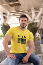 Comfortable Men Regular Fit Tshirt in Yellow - 180 GSM | Fullmoon Styles