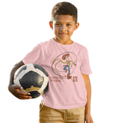 Kids Regular Fit Tshirt - Woody Cowboy Mode On Kids Regular Fit Tshirt 180 Baby Pink | Fullmoon Styles