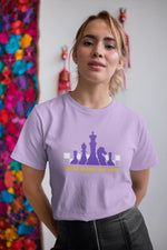 Chess Think Before You Move Women Regular Fit Tshirt 180 Lavender Regular Fit Tshirt - Premium Cotton Women Wear