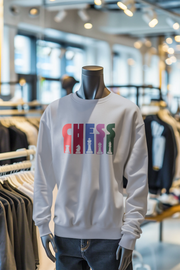 Gray Regular Fit Sweatshirt - Chess Women Regular Fit Sweatshirt 320 Design | Women Fashion