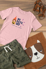 Premium Baby Pink Regular Fit Tshirt for Kids - 180 GSM Cotton | Fullmoon Styles
