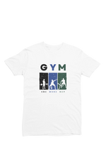 Men Regular Fit Tshirt - One More Rep Men Regular Fit Tshirt 180 White | Fullmoon Styles