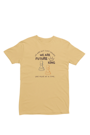 We Are Future Kings Men Regular Fit Tshirt 180 Beige Regular Fit Tshirt - Premium Cotton Men Wear