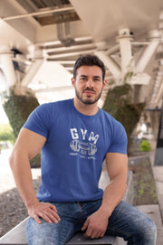 Comfortable Men Regular Fit Tshirt in Royal Blue - 180 GSM | Fullmoon Styles