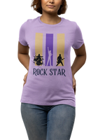 Comfortable Women Regular Fit Tshirt in Lavender - 180 GSM | Fullmoon Styles
