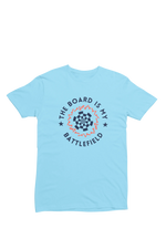 Battlefield Men Regular Fit Tshirt 180 Sky Blue Regular Fit Tshirt - Premium Cotton Men Wear
