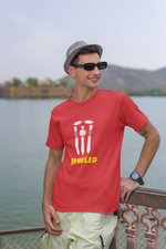 Premium Red Regular Fit Tshirt for Men - 180 GSM Cotton | Fullmoon Styles