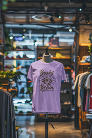 Premium Lavender Regular Fit Tshirt for Women - 180 GSM Cotton | Fullmoon Styles