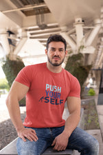 Comfortable Men Regular Fit Tshirt in Red - 180 GSM | Fullmoon Styles