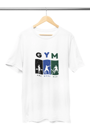 Premium White Regular Fit Tshirt for Men - 180 GSM Cotton | Fullmoon Styles