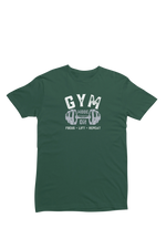 Bottle Green Regular Fit Tshirt - Gym Mode On Women Regular Fit Tshirt 180 Design | Women Fashion