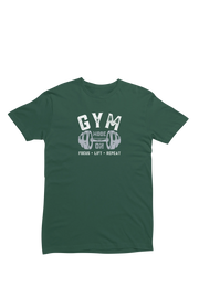Bottle Green Regular Fit Tshirt - Gym Mode On Women Regular Fit Tshirt 180 Design | Women Fashion