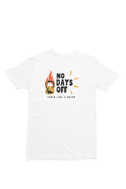 Women Regular Fit Tshirt - No Days Off Women Regular Fit Tshirt 180 White | Fullmoon Styles