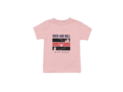Baby Pink Regular Fit Tshirt - Rock N Roll With Music Kids Regular Fit Tshirt 180 Design | Kids Fashion