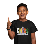Comfortable Kids Regular Fit Tshirt in Black - 180 GSM | Fullmoon Styles