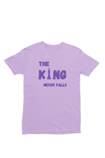 Men Regular Fit Tshirt - King Never Falls Men Regular Fit Tshirt 180 Lavender | Fullmoon Styles