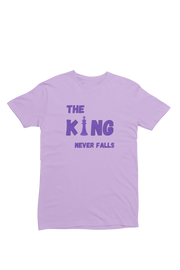 Men Regular Fit Tshirt - King Never Falls Men Regular Fit Tshirt 180 Lavender | Fullmoon Styles