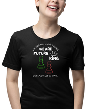 We Are Future Kings Women Regular Fit Tshirt 180 Black Regular Fit Tshirt - Premium Cotton Women Wear