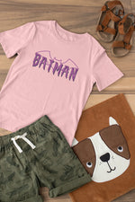 Premium Baby Pink Regular Fit Tshirt for Kids - 180 GSM Cotton | Fullmoon Styles