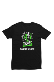 Men Regular Fit Tshirt - Chess Club Men Regular Fit Tshirt 180 Black | Fullmoon Styles