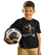 Comfortable Kids Regular Fit Tshirt in Black - 180 GSM | Fullmoon Styles