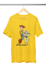 Premium Yellow Regular Fit Tshirt for Men - 180 GSM Cotton | Fullmoon Styles