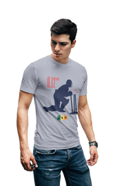 0 12 Msd Stumping Men Regular Fit Tshirt 180 Gray Regular Fit Tshirt - Premium Cotton Men Wear