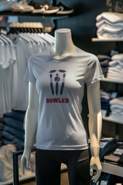 Gray Regular Fit Tshirt - Bowled Women Regular Fit Tshirt 180 Design | Women Fashion