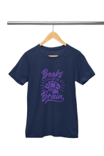 Premium Navy Blue Regular Fit Tshirt for Women - 180 GSM Cotton | Fullmoon Styles