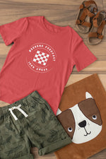 Premium Red Regular Fit Tshirt for Kids - 180 GSM Cotton | Fullmoon Styles