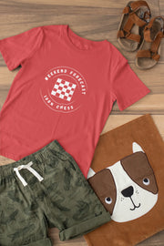 Premium Red Regular Fit Tshirt for Kids - 180 GSM Cotton | Fullmoon Styles